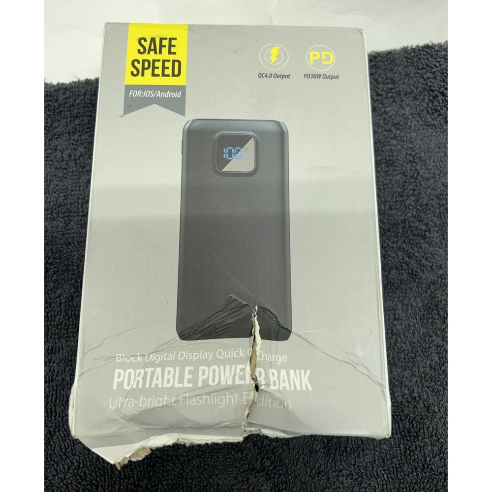 Safe Speed Portable Black Charger Pro Power Bank (C3)